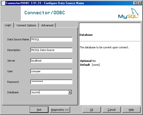 System DSN Configuration in Vista