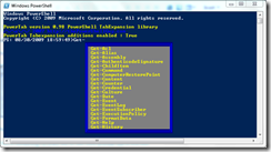 PowerTab extension for Powershell