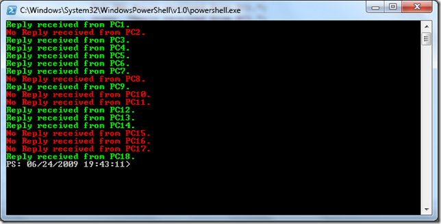 Ping all domain computers with Powershell