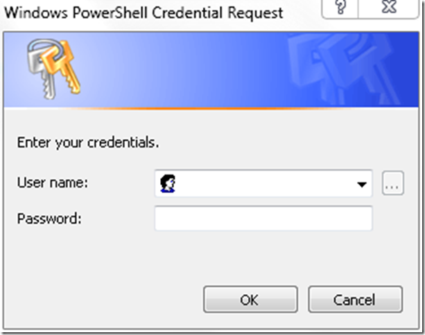 Get-Credential Powershell