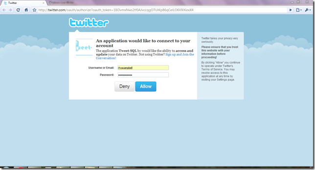 twitter oauth sign in