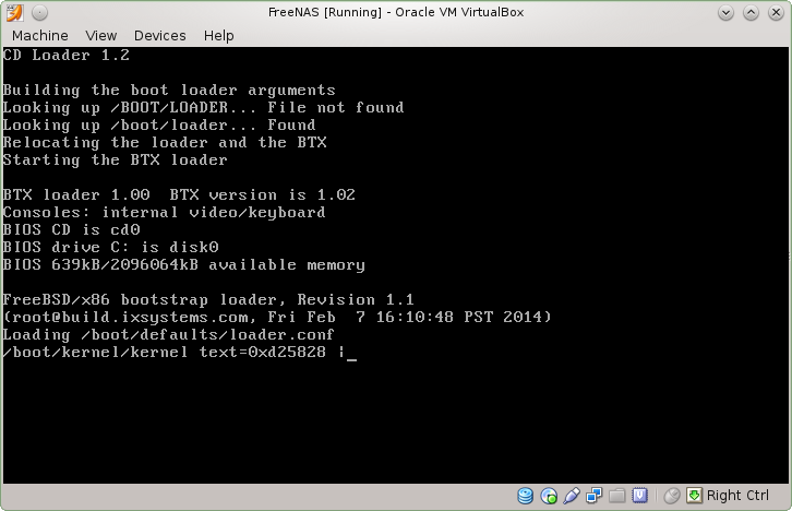 5 - FreeNAS Boot